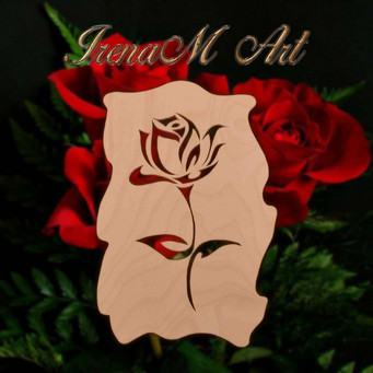 Ръчно изработени изделия от дърво Цветя  Ръчно изработени сувенири от дърво Сувенир Роза 